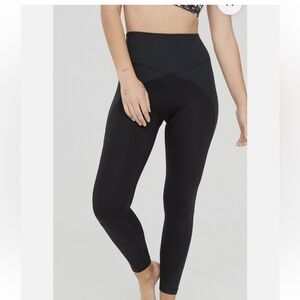 Aerie OFFLINE Goals High Waisted Ribbed Legging Medium Black size large
